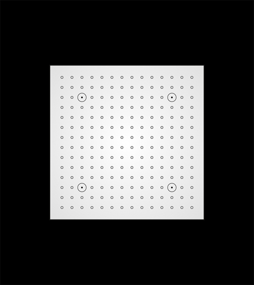 Two-Function Ceiling Concealed Shower in Economical Range (350 x 350 mm) – Aquant India