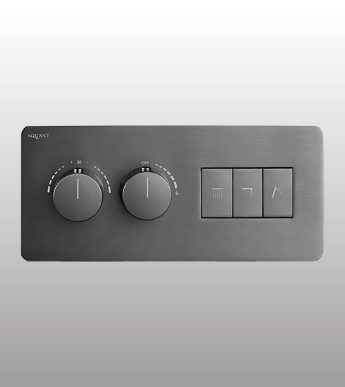 3 Outlets Thermostatic Switch Button Diverter – Aquant India