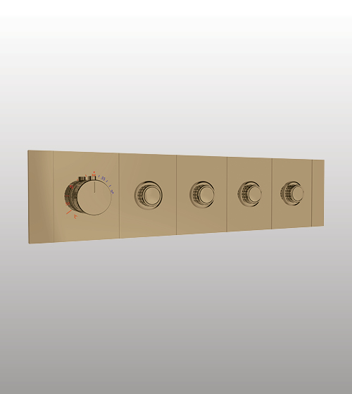 High-flow Thermostatic Click - Select Multifunctional Diverter With Four Outlet And Flow Control – Aquant India